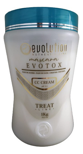 Botox Evolution Evotox Cc Cream Realinhamento Capilar 1kg