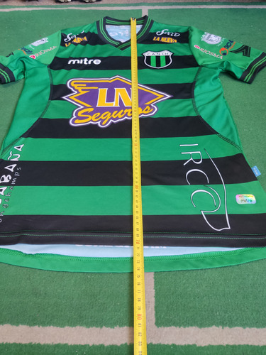 Camiseta Titular Mitre De Nueva Chicago, 2017/18, T:m Chico. (Usado)