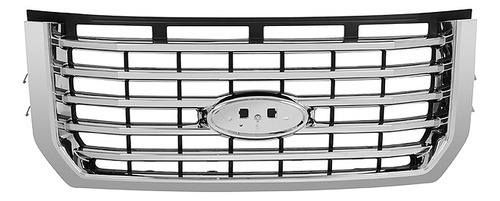 1- Parrilla C/mold Crom Para Ford Lobo 2015/2017 Tong Yang