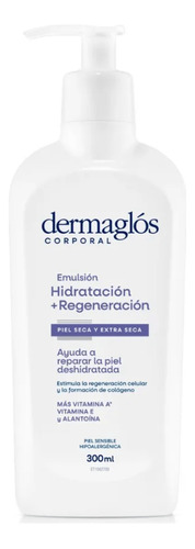 Dermaglós Corporal Regeneración Intensiva Emulsión 300ml Fragancia Delicada Tipo de envase Dosificador