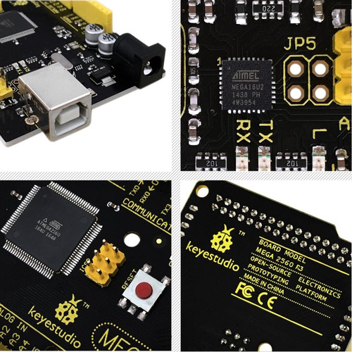 Placa Mega 2560 R3 Con Cable Usb Para Arduino