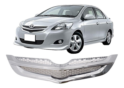 Mascara Cromada Toyota Yaris Sedan 2006-2013 Envio Gratis