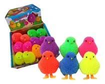 Comprar 12 Squishy Pollito Luz Led Juguete Fiesta Piñata Bolo Premio