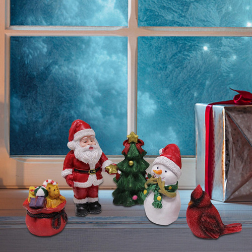 Serie De Navidad Moderna Set Santa Claus Photo Prop