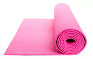 Tapete Para Yoga Y Pilates Pvc Antideslizante 173x61cm Color Rosa