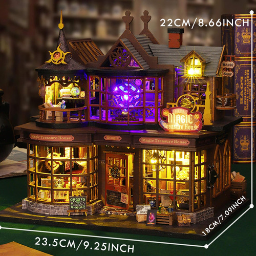 Kit Casa De Muñecas De Madera En Miniatura Bricolaje Adulto