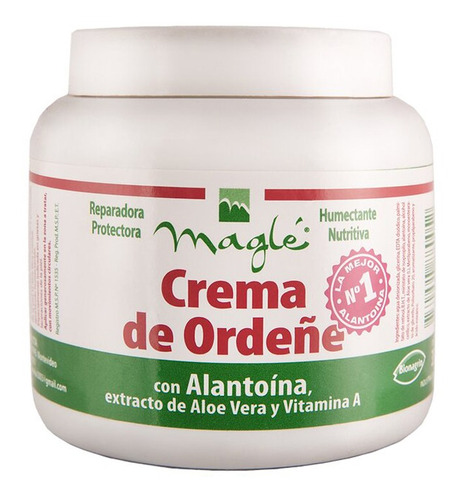 Crema De Ordeñe Maglé® 350g | Alantoína + Aloe Vera + Vit. A