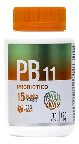 Pb11 Probiótico 120 Cápsulas Flora Intestinal