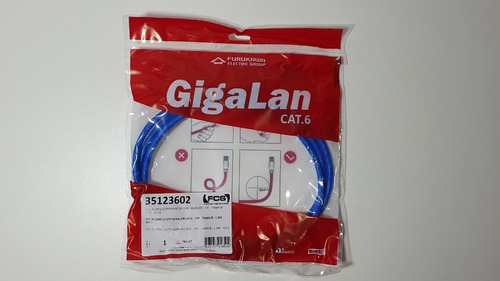 Imagem 1 de 9 de Kit 10 Cabo Patch Cord Furukawa Gigalan Cat6 1,5mt 35123602