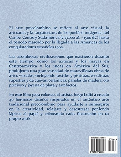 America Viva Libro Para Colorear De Arte Precolombino