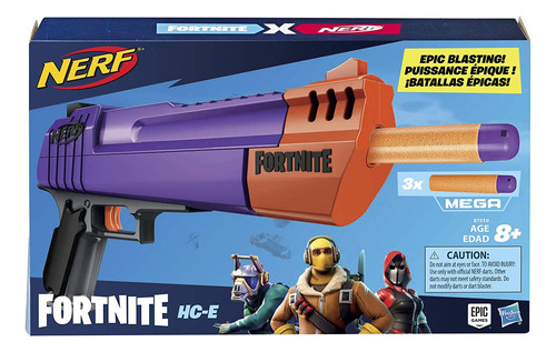 El Mega Dart Blaster Hce De Nerf Fortnite Incluye 3 Dardos O