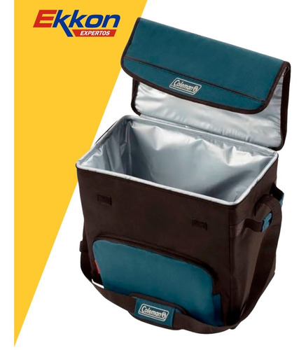 Imagen 3 de 10 de Bolso Termico Gris 54 Latas Coleman (col70154)
