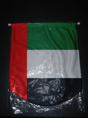 Banderin De Paño 36cm Bandera Emiratos Arabes Unidos