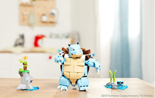 Mega Construx Pokémon Blastoise!! Cantidad De Piezas 284