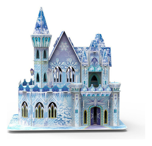 Rompecabezas 3d Bricolaje Castillo De Frozen