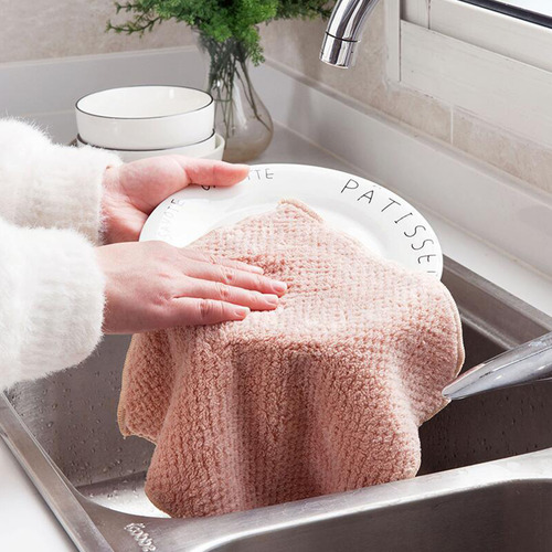 Paño De Limpieza Multiusos Para Toallas Coral Lint Soft Free