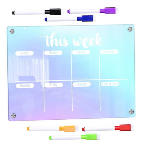 Operitacx Erasable Note Board Desk Board Writing Pad Magneti