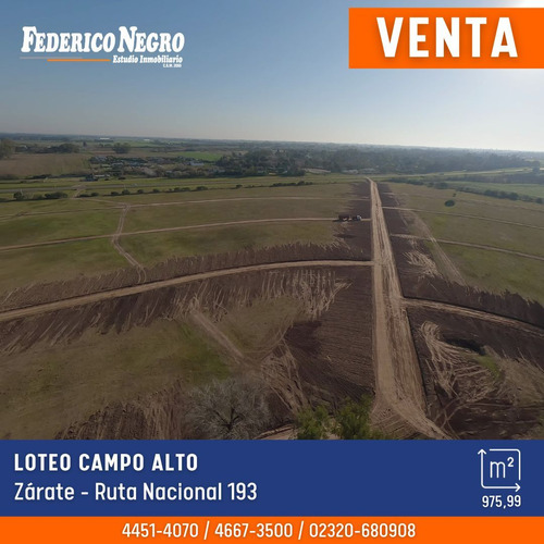 Terreno En Venta En Zárate