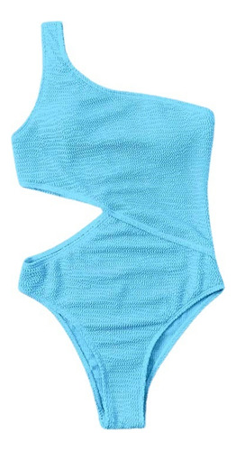 Conjuntodebañodeuna Pieza Tankini Multicolor Con Cuello En V