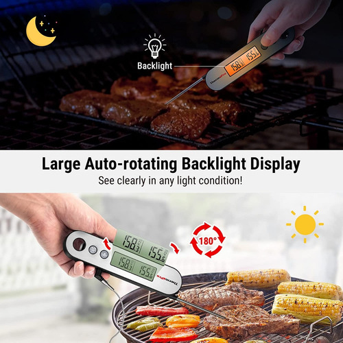 Termometro Digital Cocina Thermopro Tp610 2 Sondas Alarma