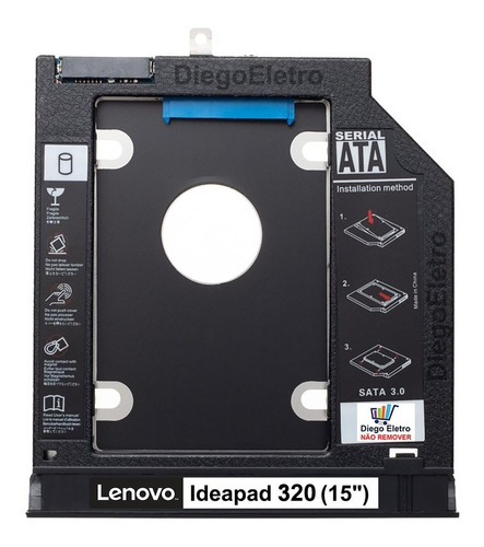 Adaptador Caddy Para Hd Ou Ssd - Notebook Lenovo Ideapad 320