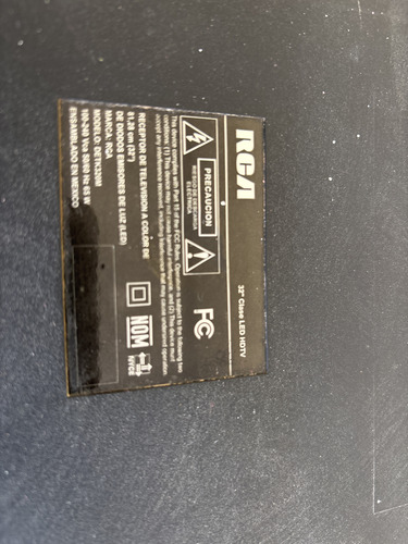 Tv Rca 32 Dtkm320m Para Reparar O Partes (Usado)