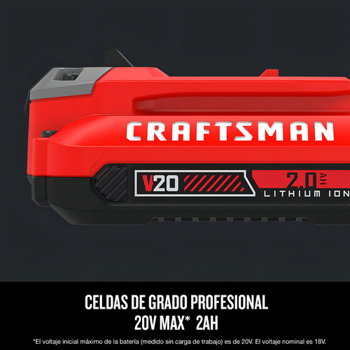 Kit De 2 Baterias 20v Con Cargador Craftsman Cmcb202-2ck