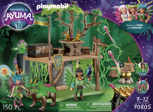 Figura Armable Playmobil Ayuma Campamento De Entrenamiento Cantidad de piezas 150