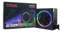 Comprar Fuente De Poder 650w Xb Strig Certificada 80 Bronze Rgb
