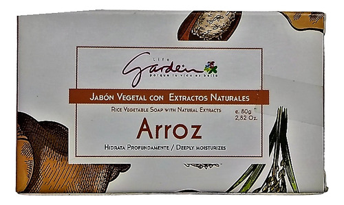 Jabón De Arroz 80g - g a $98