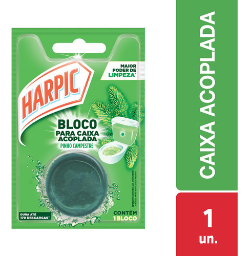 Bloco Sanitário para Caixa Acoplada Harpic Pinho 1 unidade