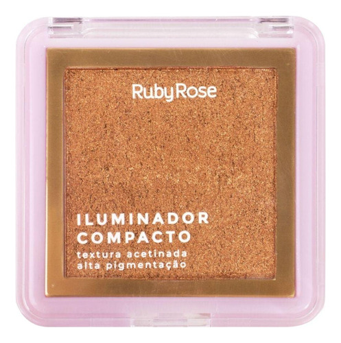Iluminador Compacto Ruby Rose Cor Hl110 Hb-859-6 8,3g