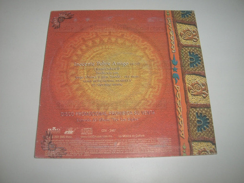 Juan Gabriel Inocente Pobre Amigo Cd Single Promo (Usado)