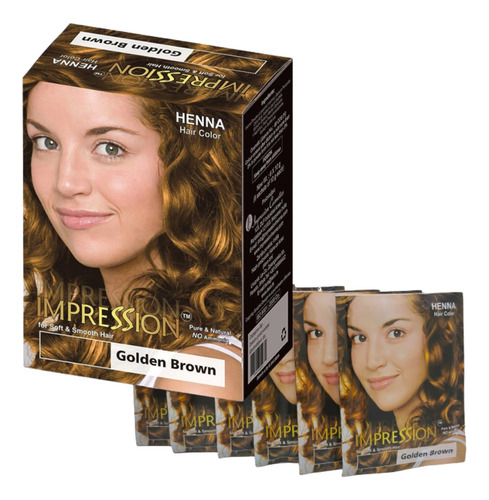Henna Natural Tinte Cabello 30 Sobres Sin Amoníaco 8 Colores