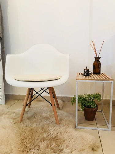 Almohadón Sillon Eames Lienzo Linea Nordica 3cm Espuma