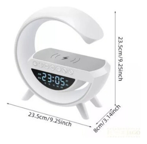 Lámpara Led, Parlante Bluetooth - Cargador Inalámbrico - 15w