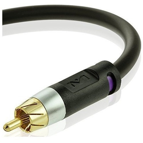 Mediabridge Cable De Subwoofer Serie Ultra (6 Pies), Doble