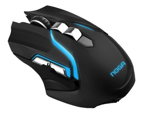 Mouse Gamer Noganet Hypnos Usb Dorado 3200 Dpi Premiun Royal