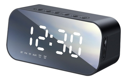 Mariscal parlante despertador alarma digital plástico llavero negro 