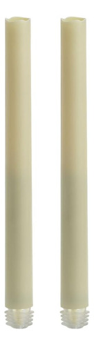 , Cream Impressions - Velas Sin Llama, 9 Pulgadas, 2 Unidade