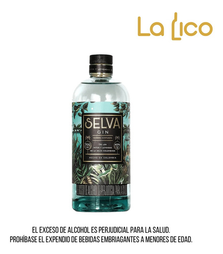 Selva Gin 700ml - mL a $278