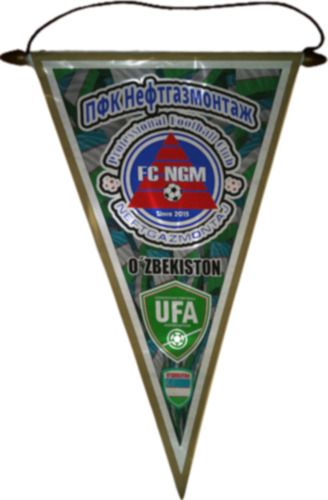 Banderin 37cm Full Color Futbol Uzbekistan Elegir Equipo Pfk Neftgazmontaj Pfk Neftgazmontaj