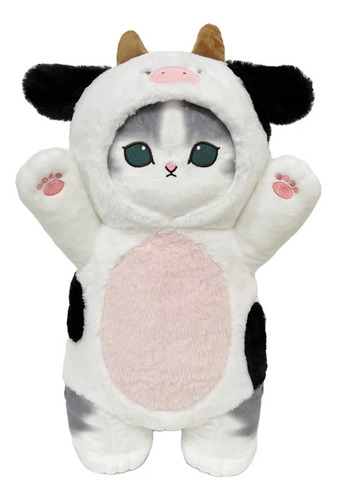 Peluche Gato Gatos De Peluche Con Disfraz Mofusand Vaca