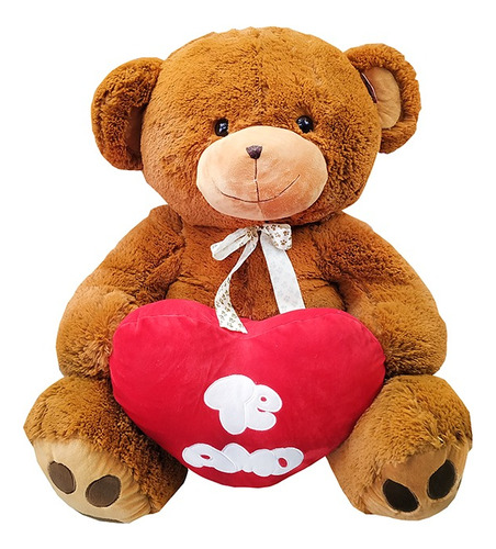 Oso De Peluche Con Corazón Te Amo; De Juguteria Que Regalo 