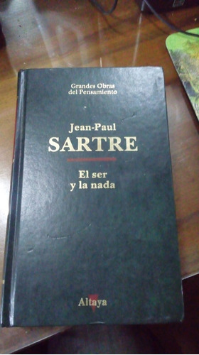 Libro El Ser Y La Nada    Sartre