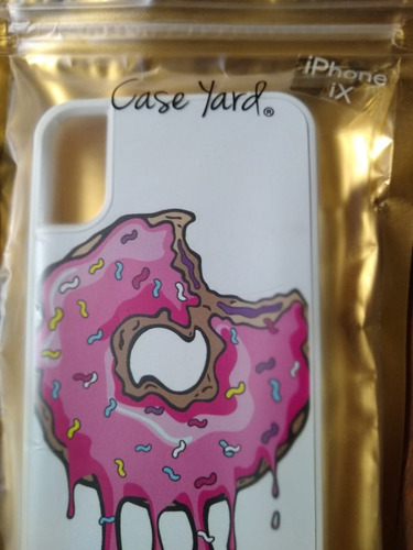 Funda Case Yard Dona Fondo Blanco iPhone Compatible