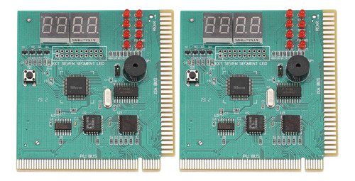 2 Tarjetas Pci De Diagnóstico De 4 Dígitos Para Pc, Tarjeta