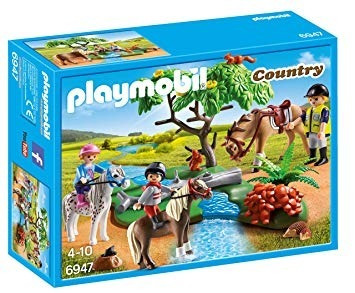 Playmobil 6947 Paseo De Ponys En El Campo 