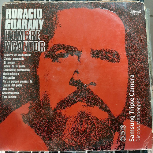Vinilo Horacio Guarany Hombre Y Cantor F4