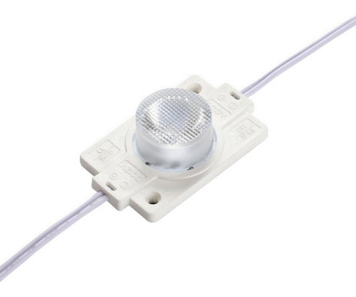 10x Modulos 1 Led 3535 2,0w Ultrabrillantes Con Lupa Ip65